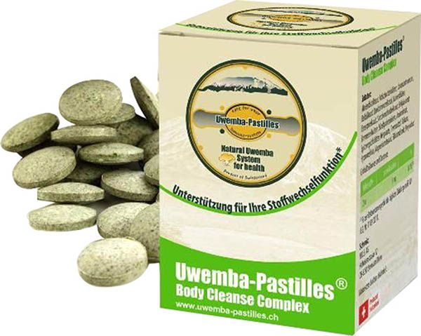 UWEMBA-PASTILLES Body Cleanse Complex Ds 250 Stück