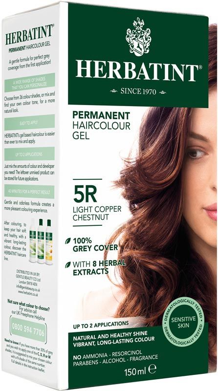 HERBATINT Haarfärbegel 5R Hell Kupf Kastan 150ml HERBATINT Haarfärbegel 5R Hell Kupf Kastan 150ml