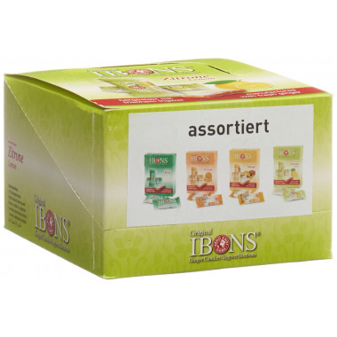IBONS Ingwer Bonbon Display mixed 12x60g