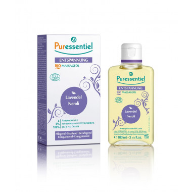 Puressentiel Bio Massageöl entspannend Lavendel Neroli 100ml Puressentiel Bio Massageöl entspannend Lavendel Neroli 100ml