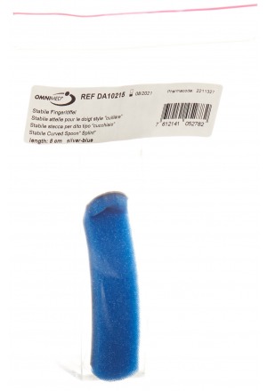 OMNIMED DALCO Fingerlöffel 8cm silber blau OMNIMED DALCO Fingerlöffel 8cm silber blau