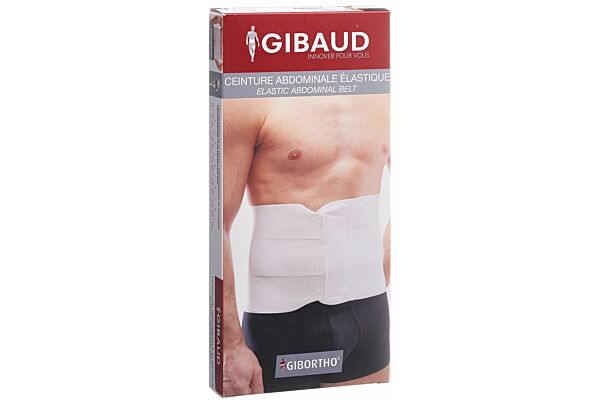 GIBAUD Bauchgurt elastisch Gr4 106-120cm weiss GIBAUD Bauchgurt elastisch Gr4 106-120cm weiss