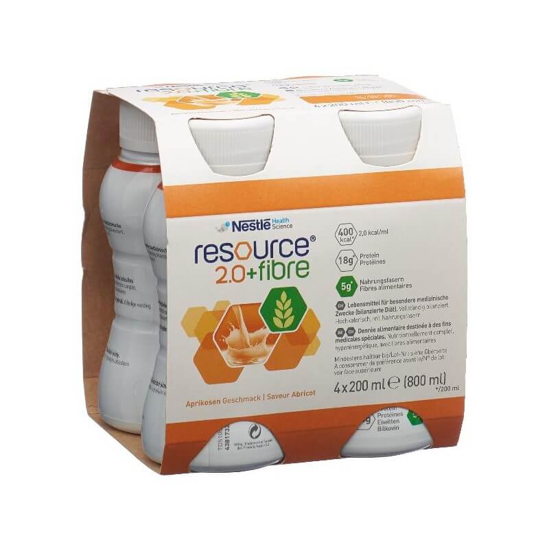 Resource 2.0 Fibre Aprikose 4 x 200ml Resource 2.0 Fibre Aprikose 4 x 200ml