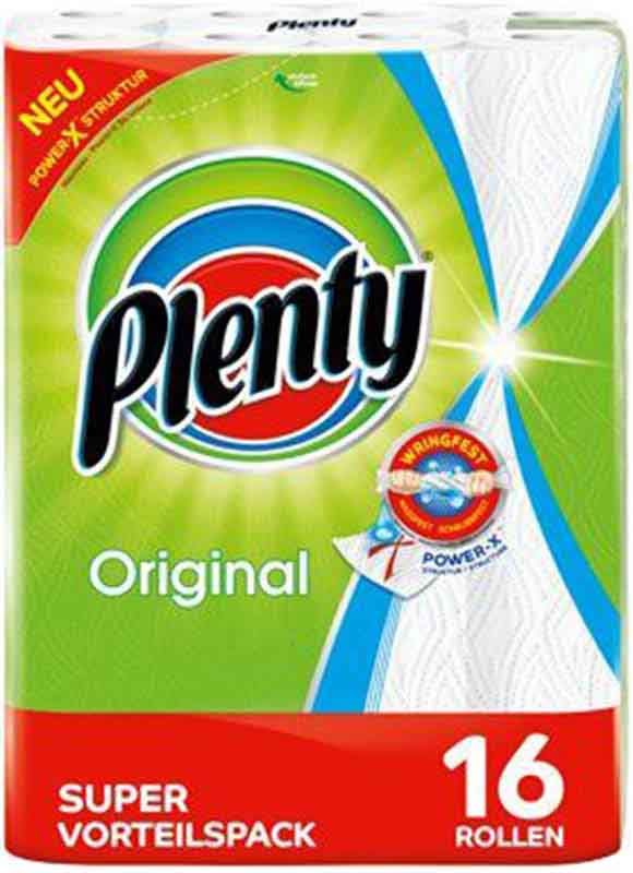 Plenty Haushaltstücher Original 45 Blatt 16 Stück