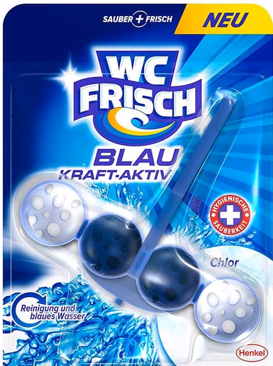 WC FRISCH Kraft Aktiv Blausprüher Chlor 50g