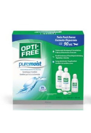 Opti Free PureMoist Multifunktions-Desinfektionslösung 2x300ml + 90ml Opti Free PureMoist Multifunktions-Desinfektionslösung 2x300ml + 90ml
