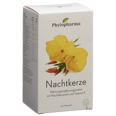 Phytopharma Nachtkerze Kapseln 500 mg 190 Stück Phytopharma Nachtkerze Kapseln 500 mg 190 Stück