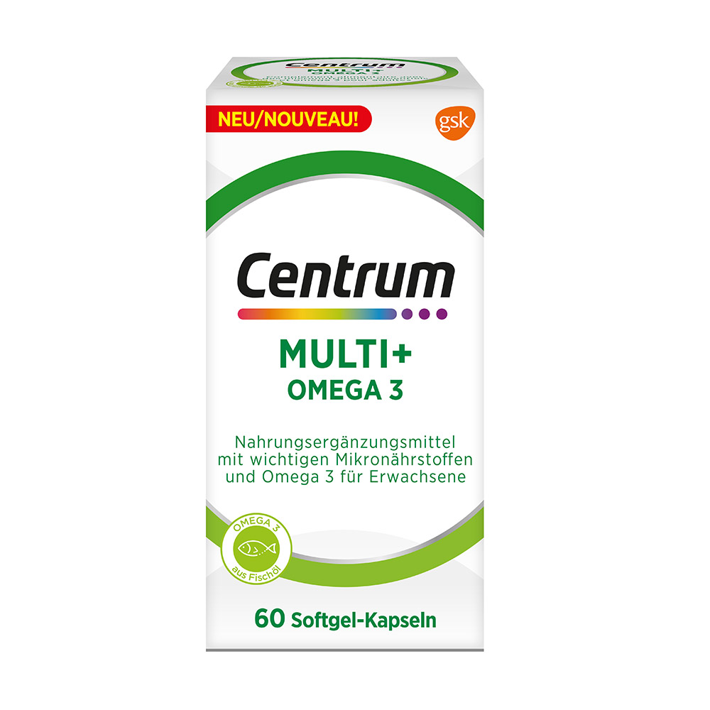Centrum MULTI PLUS OMEGA3 60 Stück Centrum MULTI PLUS OMEGA3 60 Stück