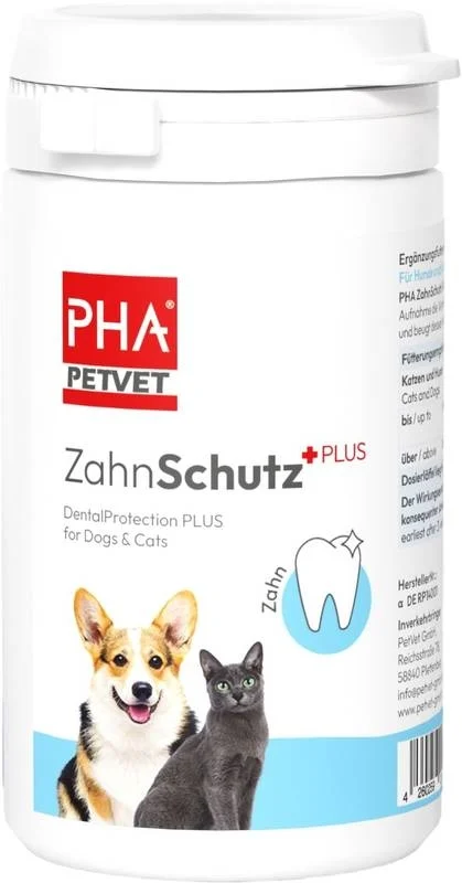 PHA Zahnschutz Plus Plv Hunde und Katzen 60g
