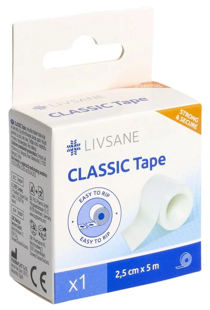 Livsane Classic Fixierpflaster 2.5cmx5m