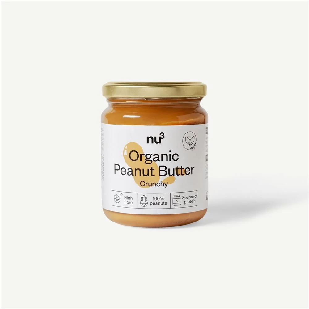 NU3 Peanutbutter organic Crunchy 250g