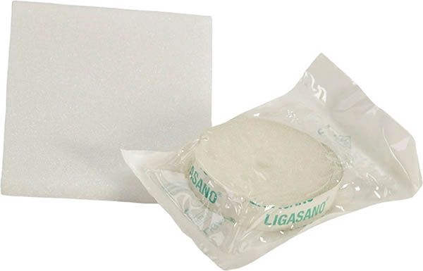 LIGASANO Schaumstoff Kompressen 24x16x1cm steril 10 Stück
