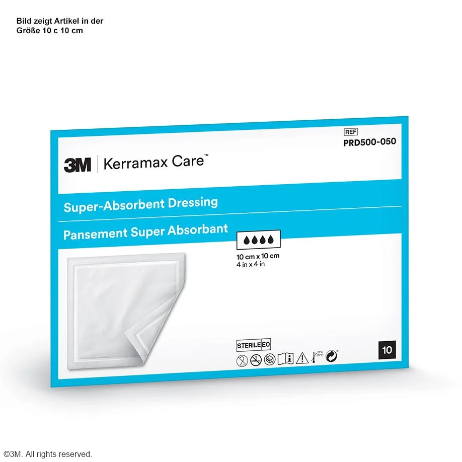 3M KERRAMAX CARE Superabs Wundauf 20x50cm n 10 Stück