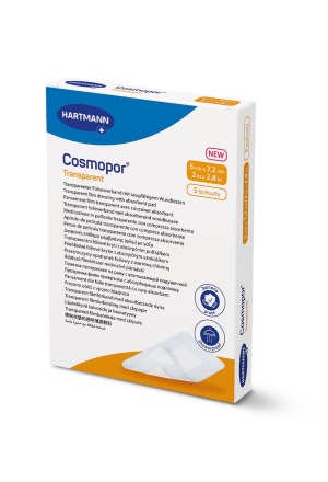 COSMOPOR transparent 5x7.2cm steril 5 Stück