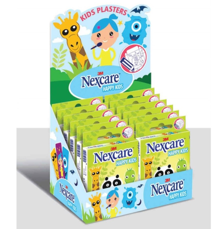 3M NEXCARE Disp Kinderpf Happy Kids Animals 12 Stück 3M NEXCARE Disp Kinderpf Happy Kids Animals 12 Stück