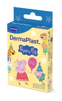 DermaPlast® Kids 3 Grössen Peppa Pig 12 Stück