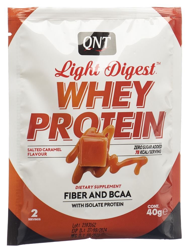 QNT Light Digest Whey Protein Salted Caramel 40g