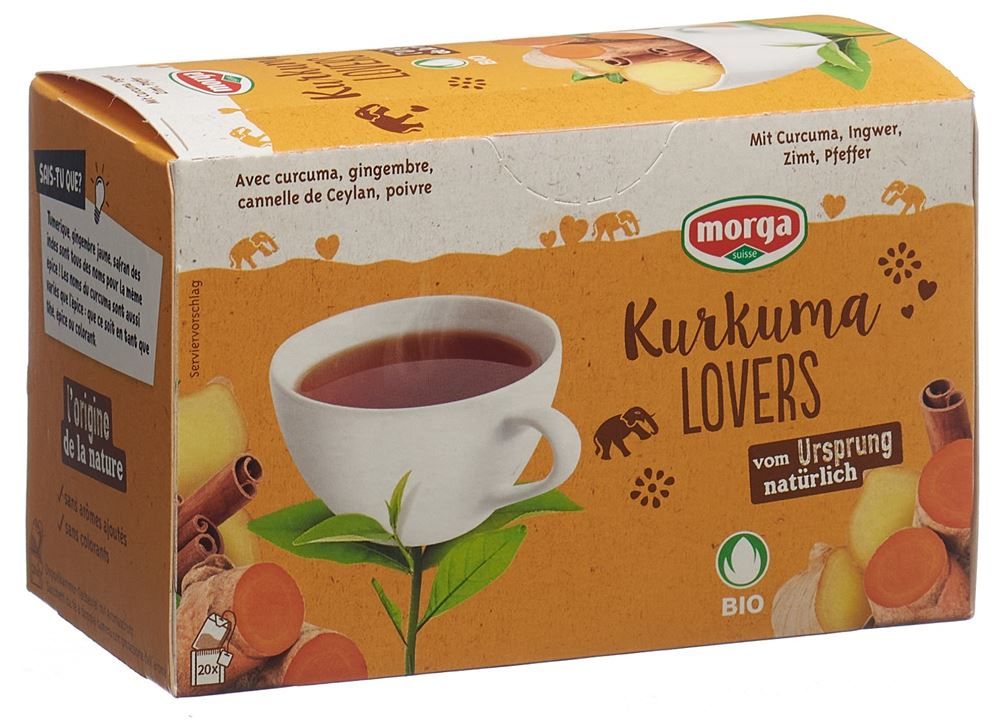 MORGA Curcuma Lovers Tee m/H Bio Knospe 20 Stück MORGA Curcuma Lovers Tee m/H Bio Knospe 20 Stück