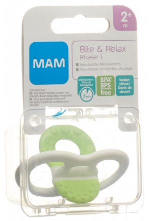 MAM Bite & Relax Phase 1 Beissring 2+ Monate MAM Bite & Relax Phase 1 Beissring 2+ Monate