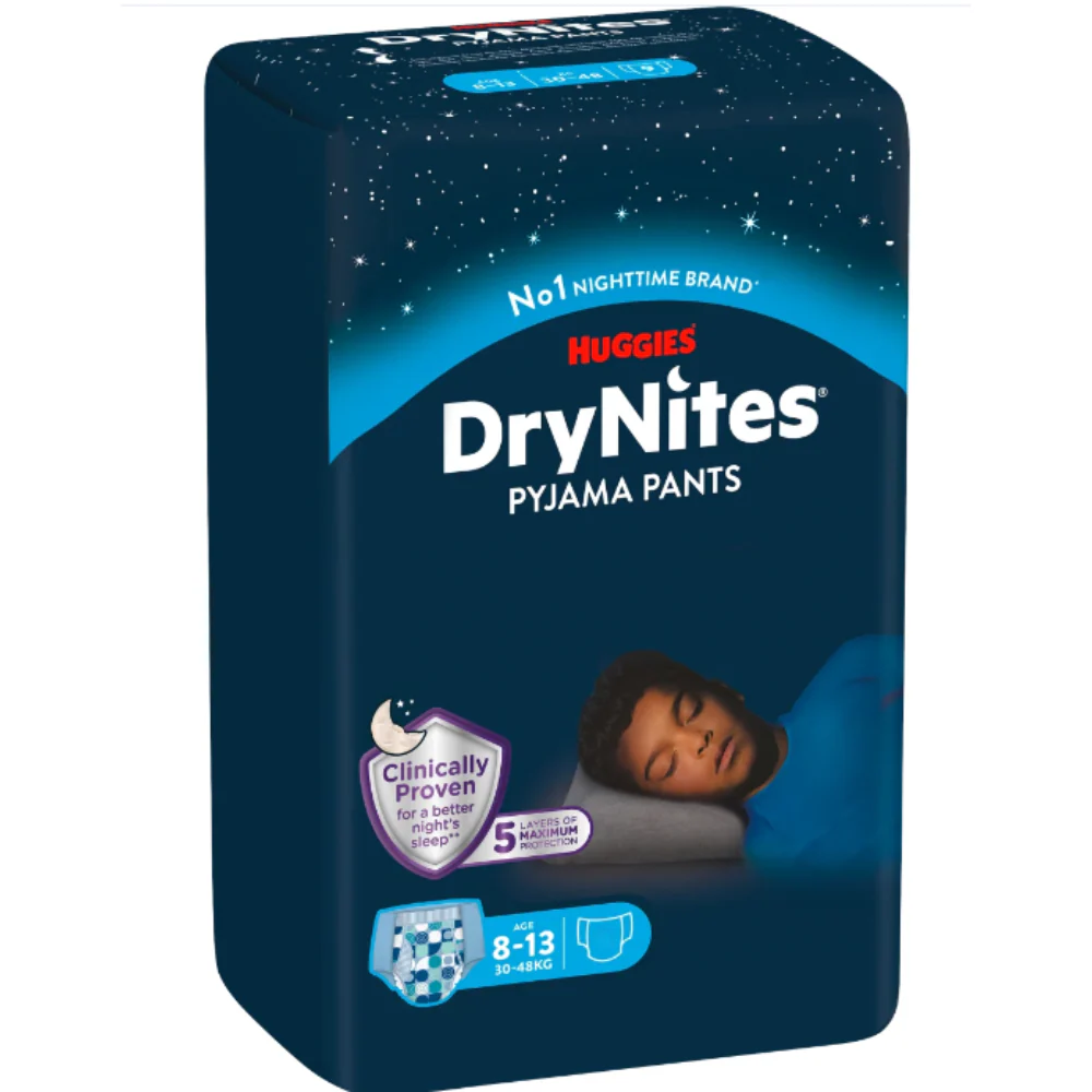 HUGGIES DRYNITES Nachtwindeln L 30-48kg 8-13J 13 Stück