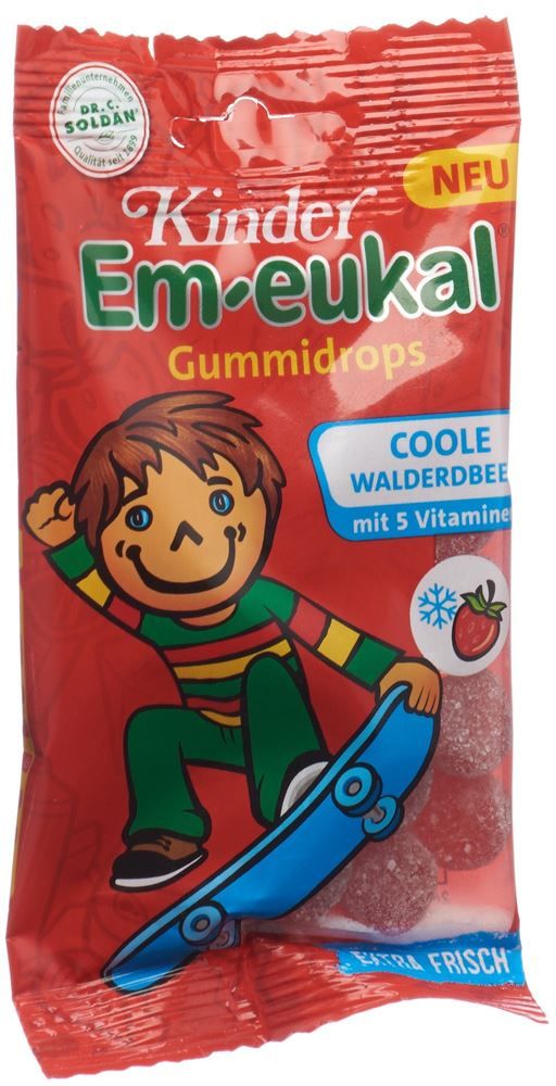 Soldan Em-eukal Kids Gumdrops Walderdbeere-Honig 75g Soldan Em-eukal Kids Gumdrops Walderdbeere-Honig 75g