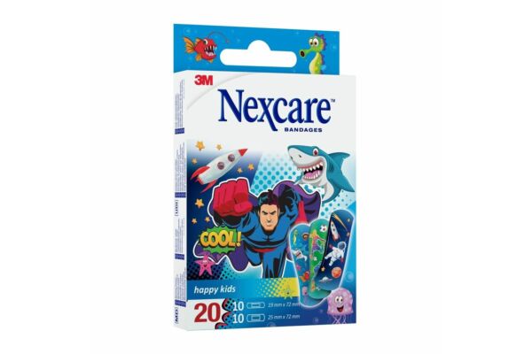 3M Nexcare Kinderpflaster Happy Kids Cool 20 Stück 3M Nexcare Kinderpflaster Happy Kids Cool 20 Stück