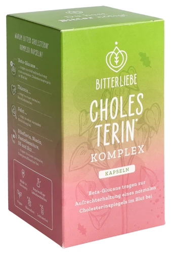 Bitterliebe Cholesterin Kapseln Dose 120 Stück