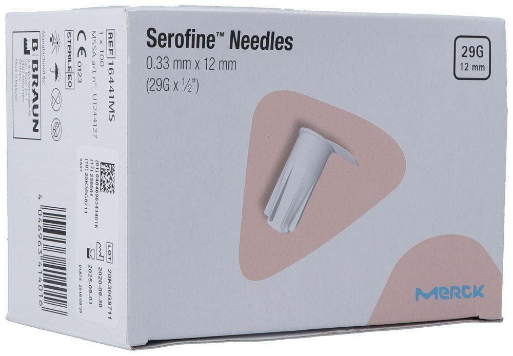 Serofine Needles 29G für Easypod Autoinjektor 100 Stück Serofine Needles 29G für Easypod Autoinjektor 100 Stück