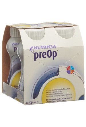 PREOP Trinknahrung liq Zitrone 4 x 200ml