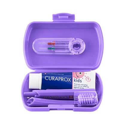 Curaprox kids Travel Set Display 12 Stück
