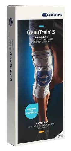 GenuTrain S Aktivbandage links titan Grösse 6