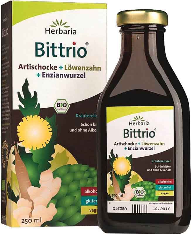 HERBARIA Kräuterelixier Bittrio bio 250ml HERBARIA Kräuterelixier Bittrio bio 250ml