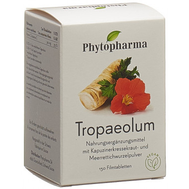 Phytopharma Tropaeolum Filmtabletten 150 Stück Phytopharma Tropaeolum Filmtabletten 150 Stück