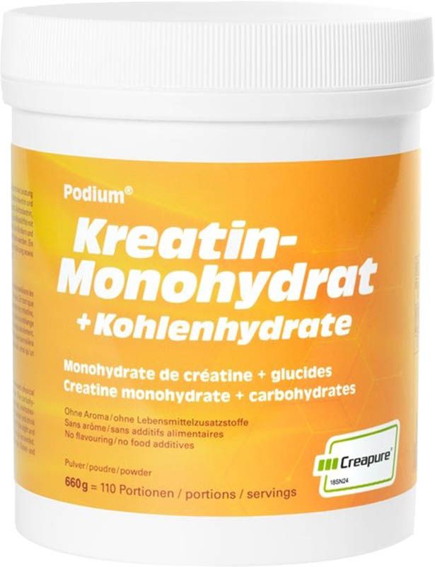 PODIUM Kreatin & Kohlenhydrate Plv Ds 660g PODIUM Kreatin & Kohlenhydrate Plv Ds 660g