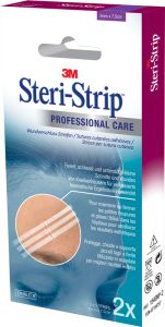 3M Steri Strip 3x75mm weiss verstärkt 2 x 5 Stück 3M Steri Strip 3x75mm weiss verstärkt 2 x 5 Stück