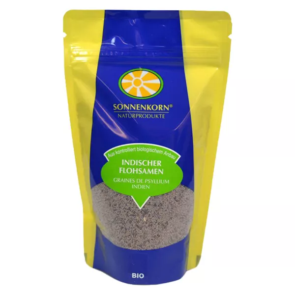 Sonnenkorn Indischer Flohsamen ganz Bio 220g