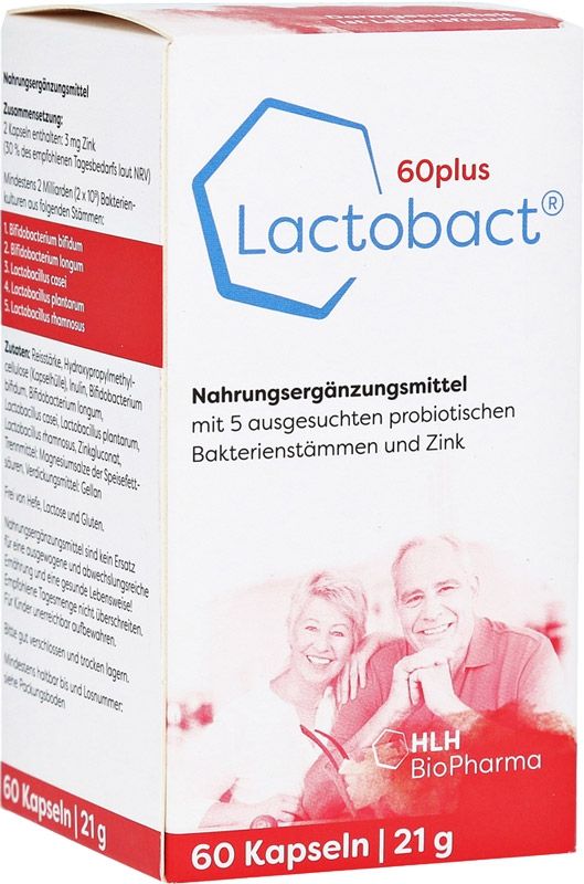 LACTOBACT 60plus Kaps Ds 60 Stück