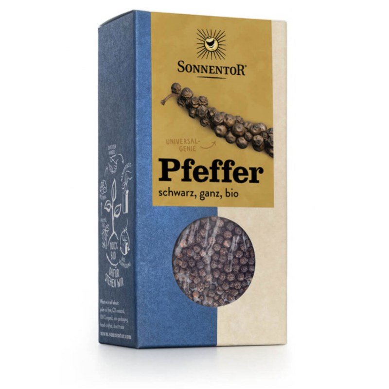 Sonnentor Pfeffer schwarz ganz BIO 55g Sonnentor Pfeffer schwarz ganz BIO 55g