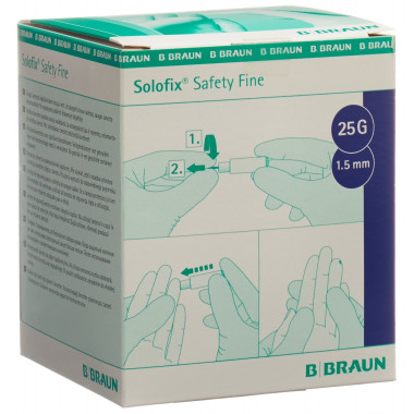 Solofix Safety Lanzette Fine 25 G x 1.5mm 200 Stück