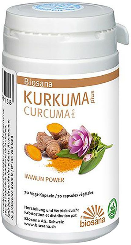 BIOSANA Kurkuma plus Kapseln 70 Stück BIOSANA Kurkuma plus Kapseln 70 Stück