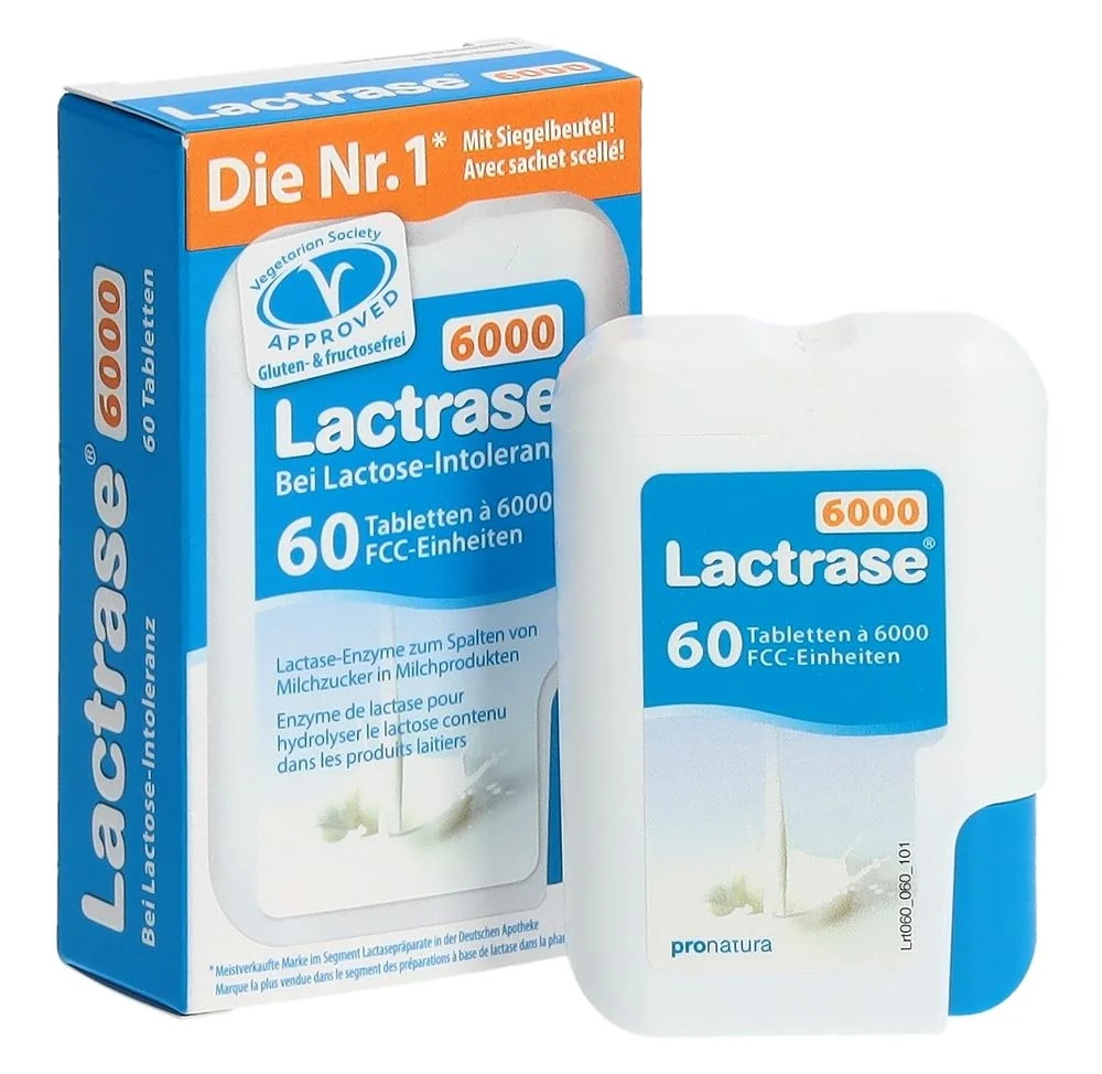 Lactrase Tabletten 6000 IE Dispenser 60 Stück