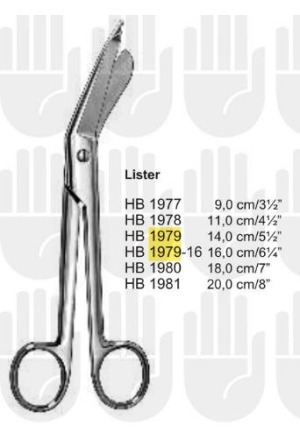 Butsch Schere nach Lister 14cm