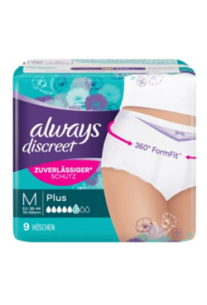 ALWAYS Discreet Inkontinenz Pants M Plus 10 Stk