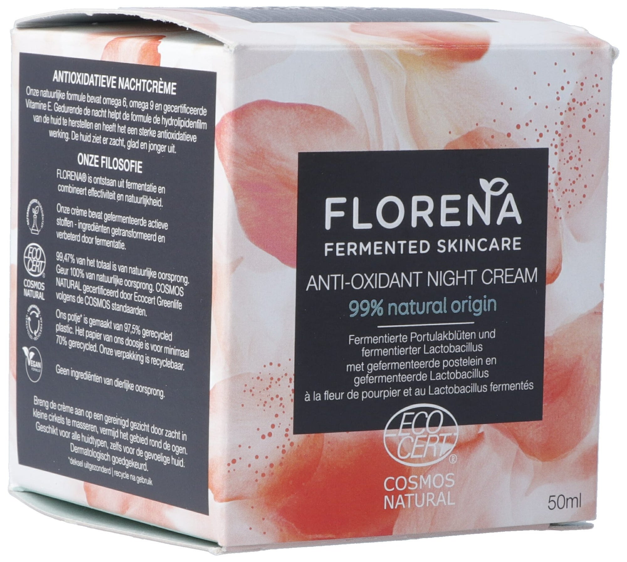 FLORENA Fermented Skincare Anti-Oxidant Night Cream Topf 50ml