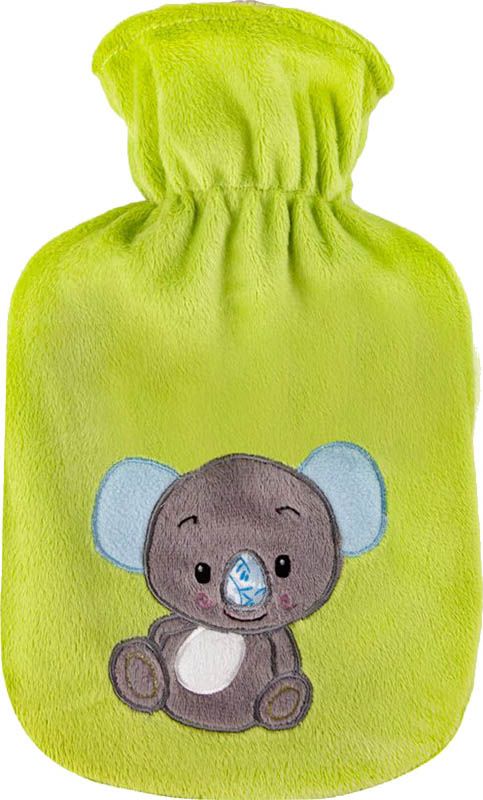 SÖNGER Wärmflasche Naturkau Velourb 0.8l Koala