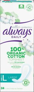 always Slipeinlage Cotton Protection Large 24 Stück always Slipeinlage Cotton Protection Large 24 Stück