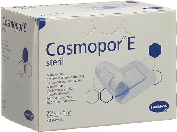 Cosmopor E Schnellverband 7.2cmx5cm steril 50 Stück
