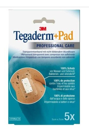 3M Tegaderm+Pad 5x7cm Wundkissen 2.5x4cm 5 Stück 3M Tegaderm+Pad 5x7cm Wundkissen 2.5x4cm 5 Stück