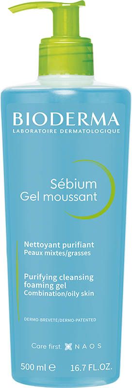 BIODERMA Sébium gel moussant Disp 500ml BIODERMA Sébium gel moussant Disp 500ml