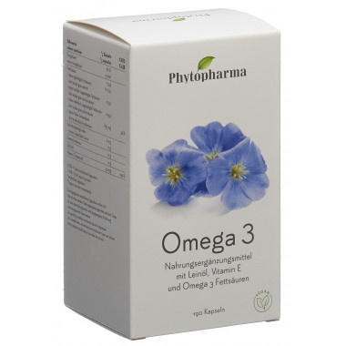 Phytopharma Omega 3 Kapseln 190 Stück Phytopharma Omega 3 Kapseln 190 Stück